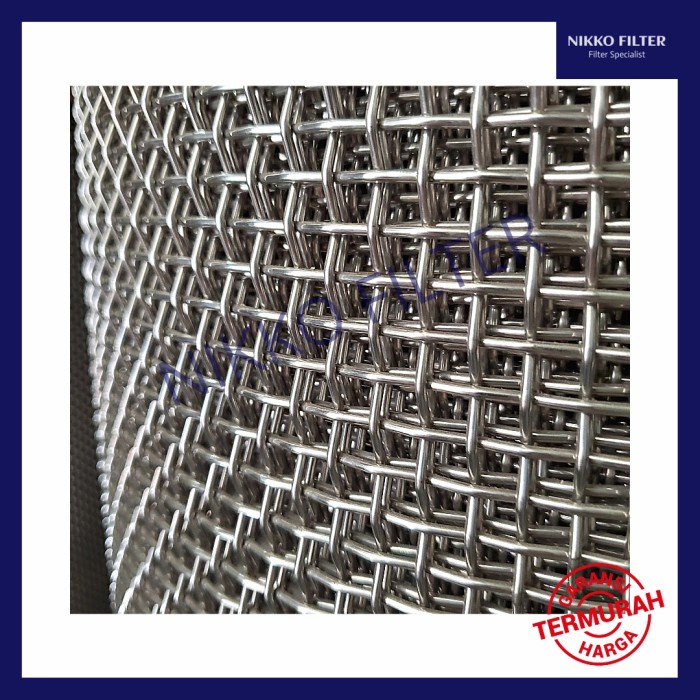 Wiremesh 4 Saringan Ss 304 1M / Kawat Nyamuk Wire Mesh Stainless 4