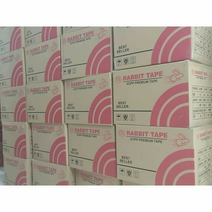 

Tape (Dus) Khusus Grab/Gojek Lakban Bening 2Inch X 90Yard Kualitas Daimaru