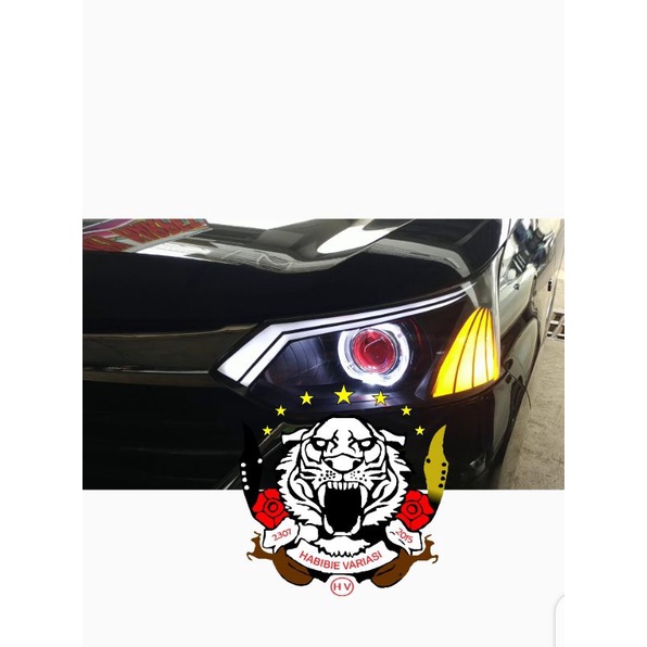Headlamp Avanza Xenia 2015-2018.Lampu Depan Custom All New Avanza Xenia 2015-2018 Projector Proji Ri