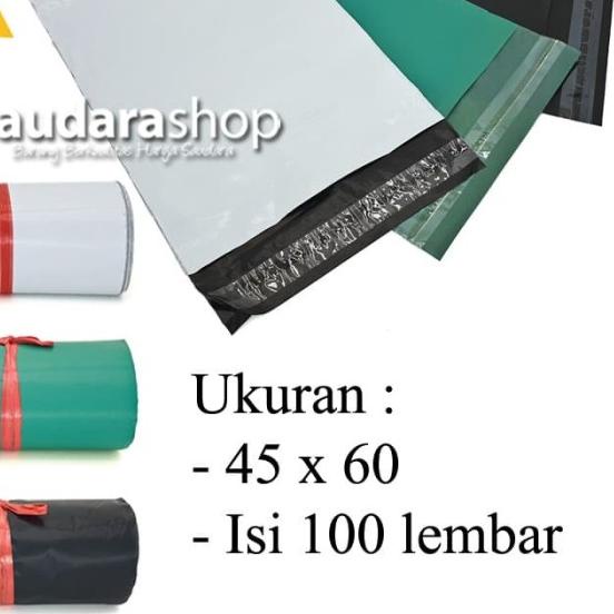 

Polymailer Ekonomis 45x60 (100pcs) / Plastik Packing Online 45 x 60 - HijauTua(dof)