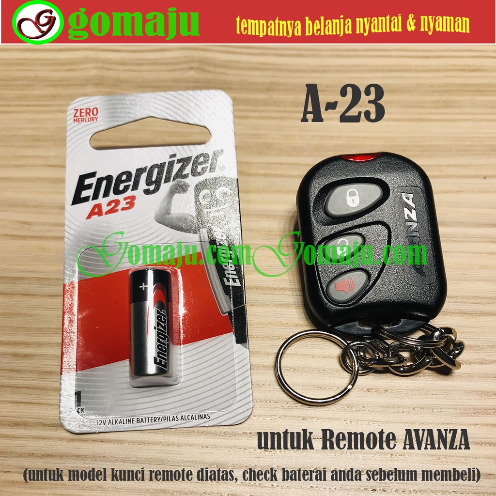 BATERAI A23 UNTUK REMOTE AVANZA LAMA BATTERY REMOTE TOYOTA AVANZA