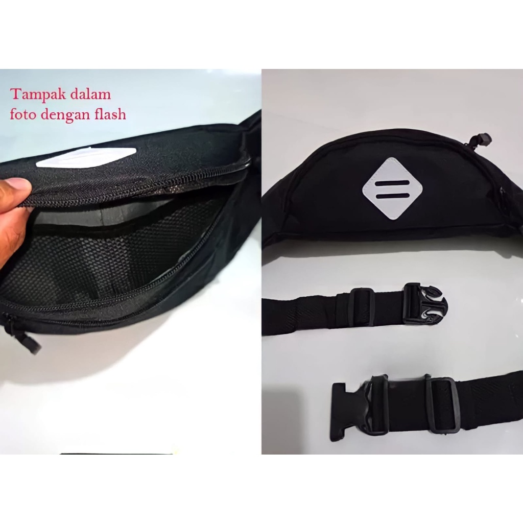 Tas Selempang Waistbag Tas Pinggang Pria &amp; Wanita Motif Keren Bisa COD