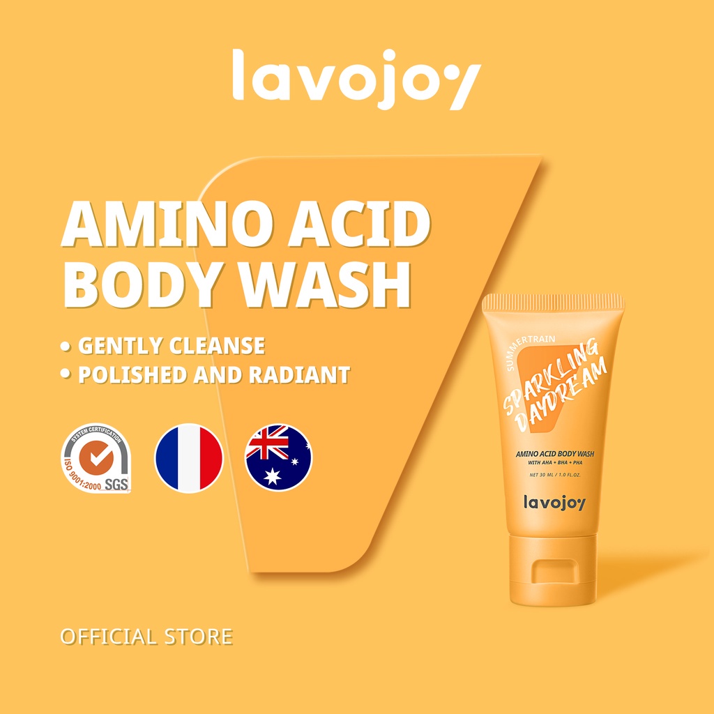 LVJ lavojoy Sparkling Daydream Body Wash Summertrain | Sabun Mandi | AHA | Rosemary | Sabun Jerawat