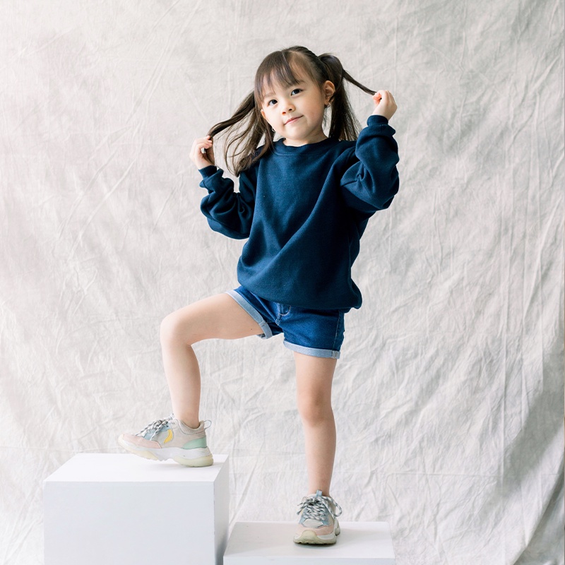 HOODIE GOODIE Kids Sweater Deep Blue