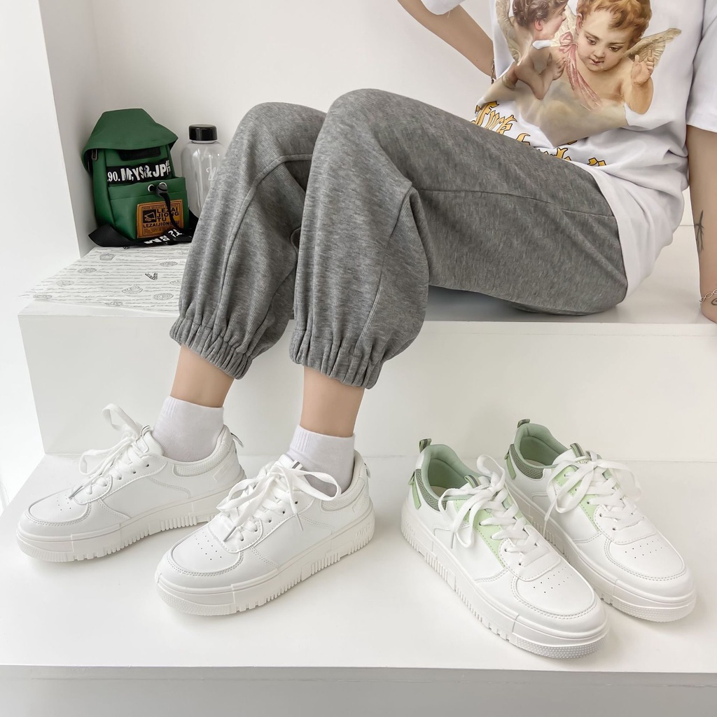 Sepatu Putih Perempuan Korean Style Sepatu Sneaker Wanita Santai Import Sneakers Shoes Cewek Trendy SP-216