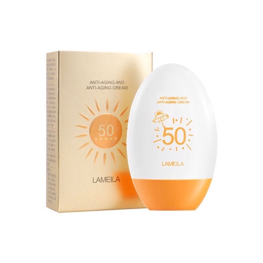( BISA COD ) Lameila 3053 Sunblock Wajah dan Badan SPF 50 pa +++ SunScreen Wajah-1
