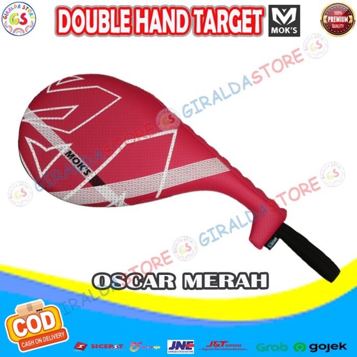 Target Double Alas Latihan Tendangan Kick Taekwondo Moks Mok's Murah - OSCAR MERAH
