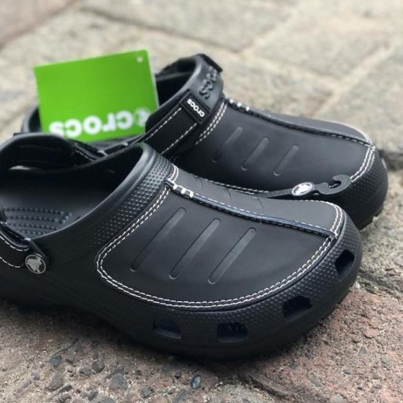 Sandal Pria Crocs Yukon mesa Original/CROCS/CROCS YUKON/SANDAL CROCS - Cokelat, 43