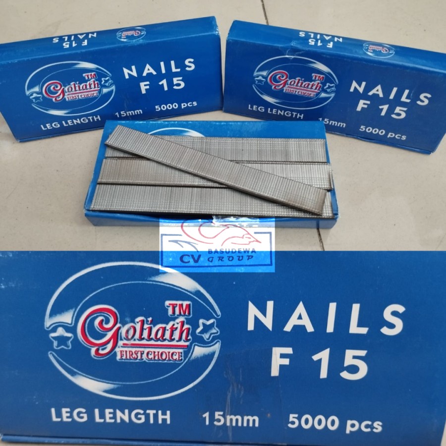 

GOLIATH ISI PAKU TEMBAK F15 15MM/ISI PAKU TEMBAK 15 MM/ISI STAPLES
