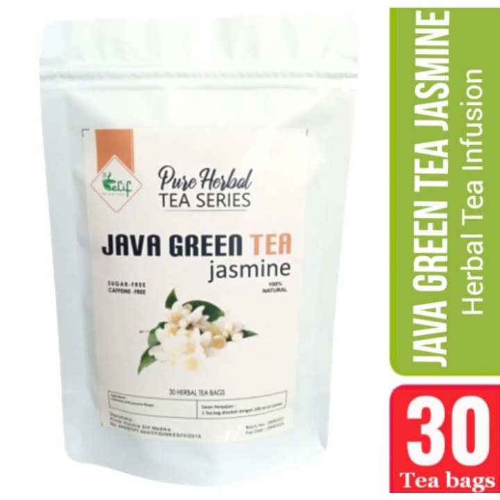 

ELIF TEA Java Green Tea Jasmine : Teh Hijau Jawa Wangi Bunga Melati (30 Tea Bag)