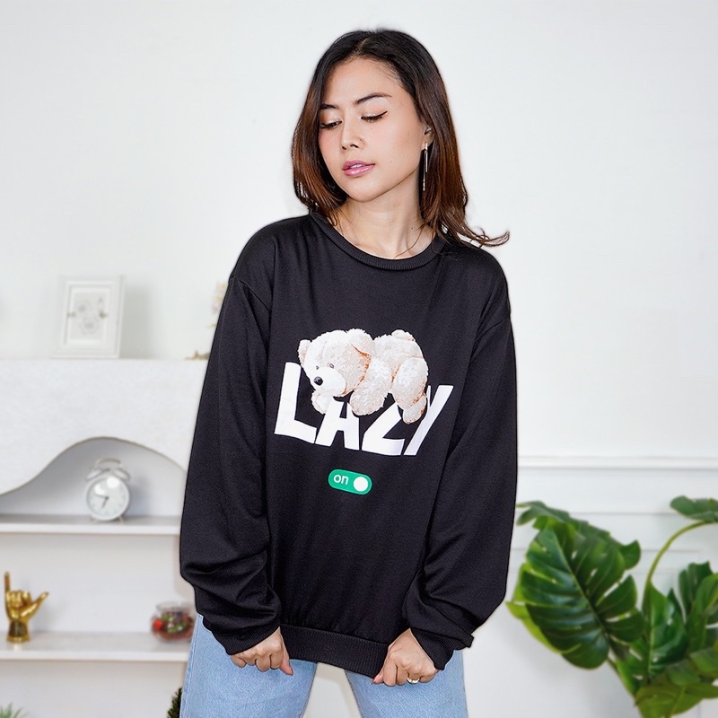 Sweater Crewneck Lazy