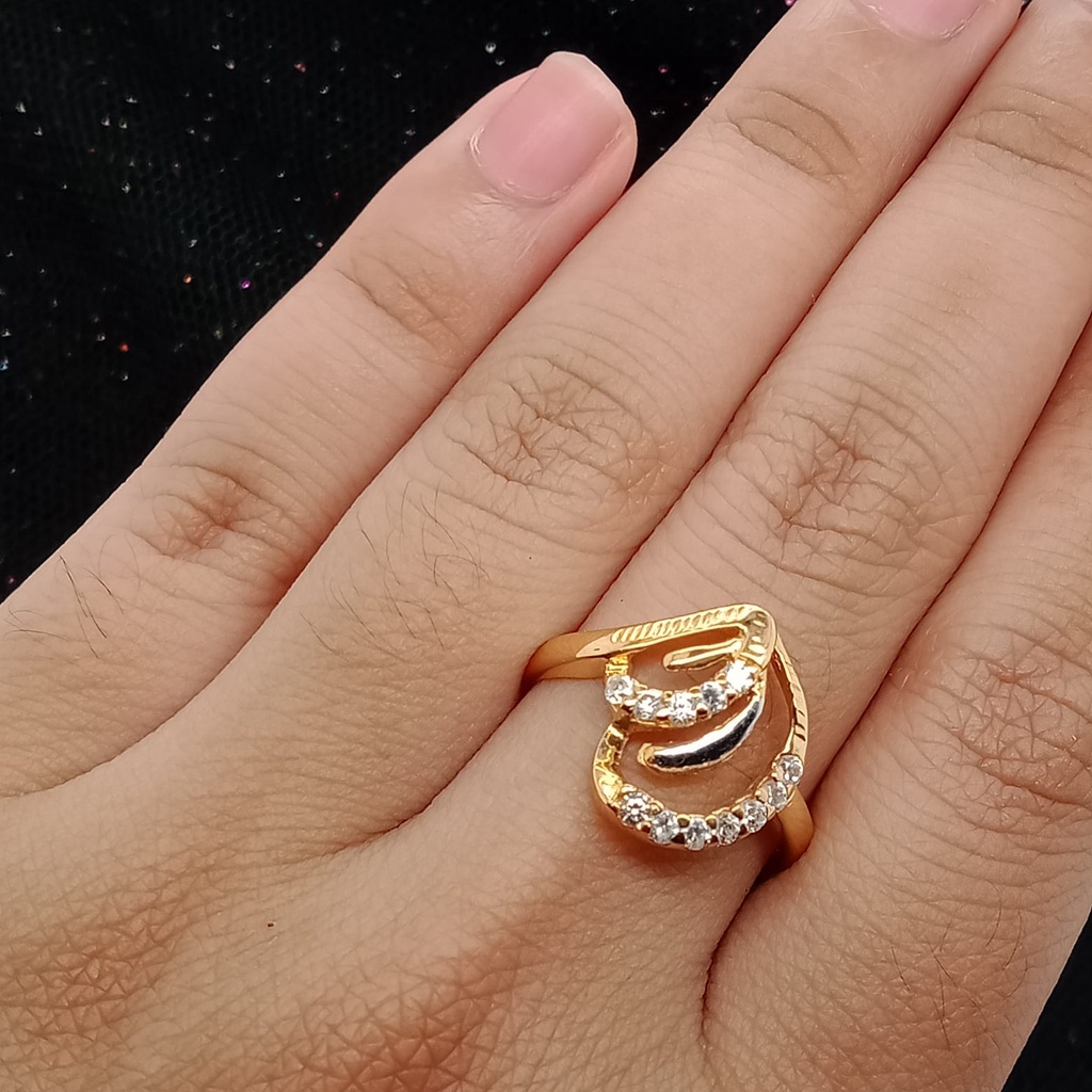 Cincin emas 17K - 2.5 gr kadar 750 - 3864