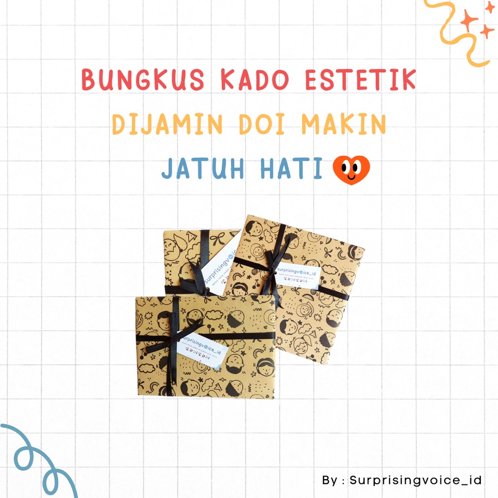 

WRAPPING ESTETIK (Tambah kertas kado)