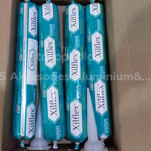 

Lem Silicone Sealent Sosis Xilflex Netral - Hitam