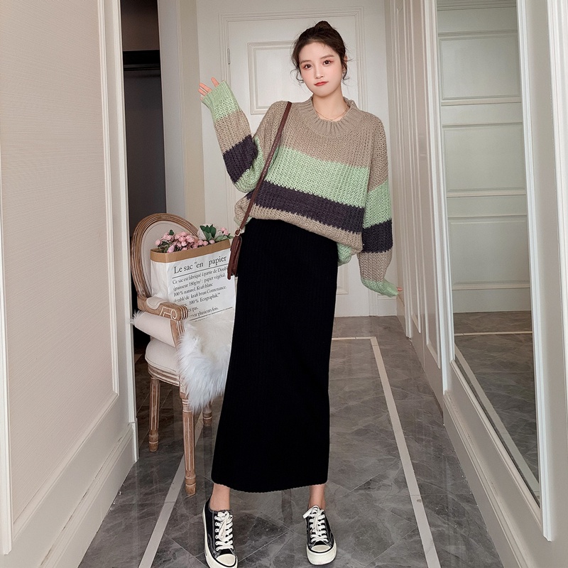 YIU YIU Rajut - Korean Rok Span Rajut Import Rok Rajut Panjang Vintage Knit Skirt