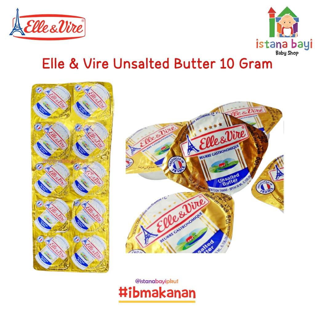 Elle&amp;Vire Unsalted Butter/Bahan MPASI anak