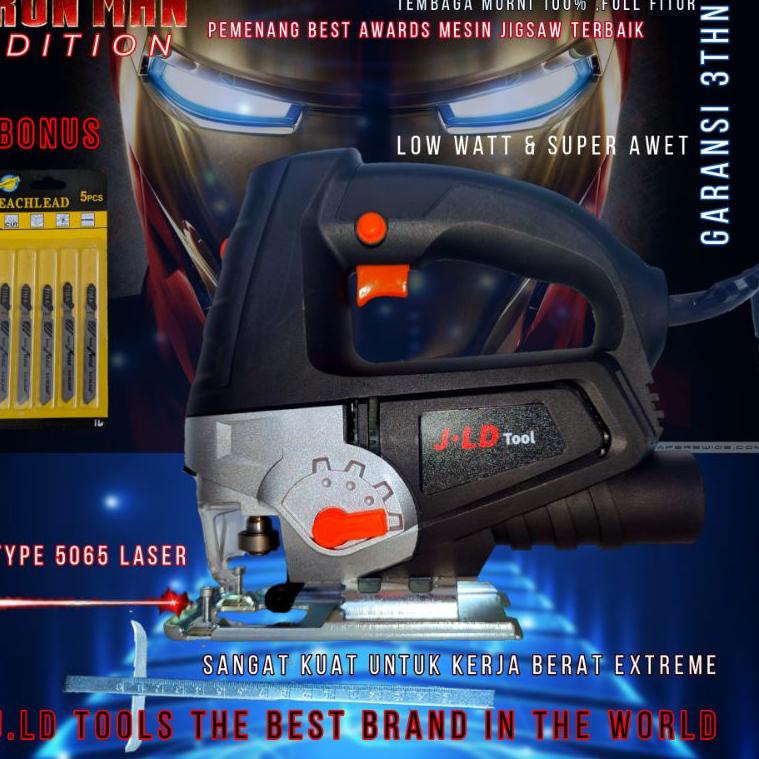 ー mesin jigsaw gergaji kayu MAKTEC kuat triplek uchiha potong ukir besi makita ❆