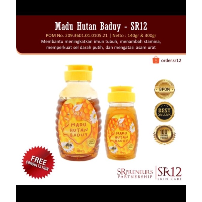 

Madu Hutan Baduy SR12/madu murni 100%tanpa campuran