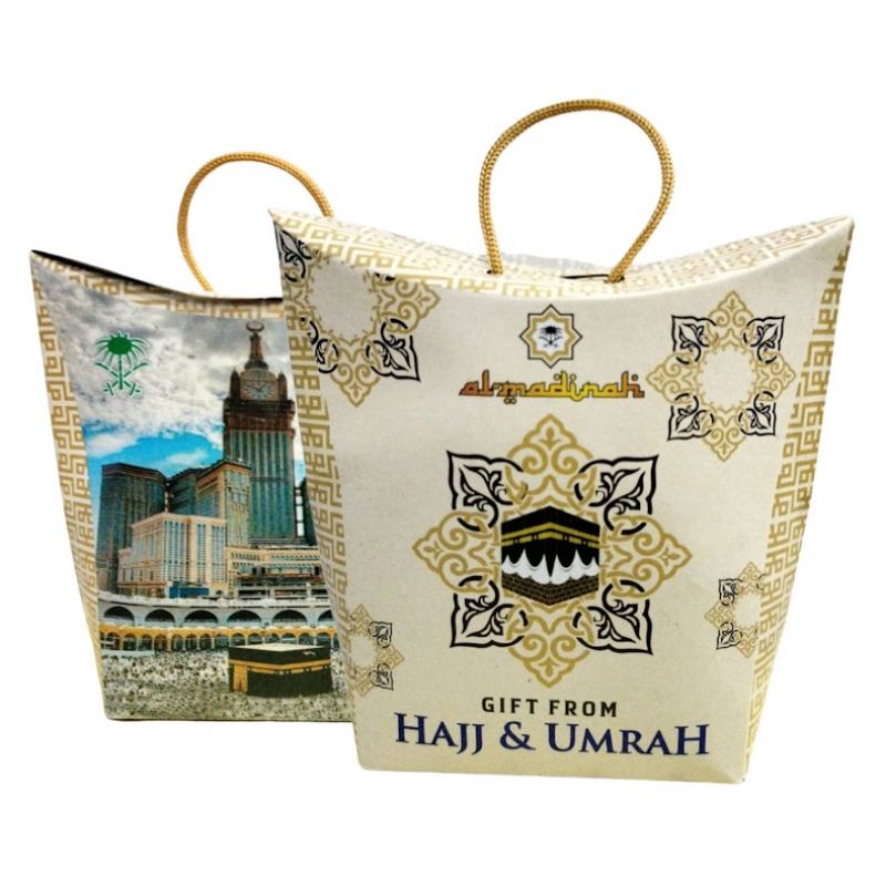 paper bag paket oleh oleh haji dan umroh/ kotak paket souvenir