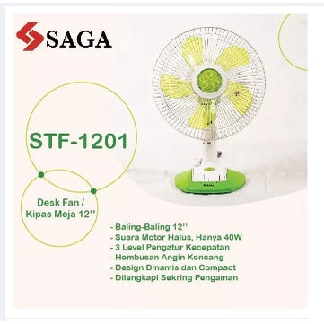 Kipas Angin Meja 12in SAGA STF-1201