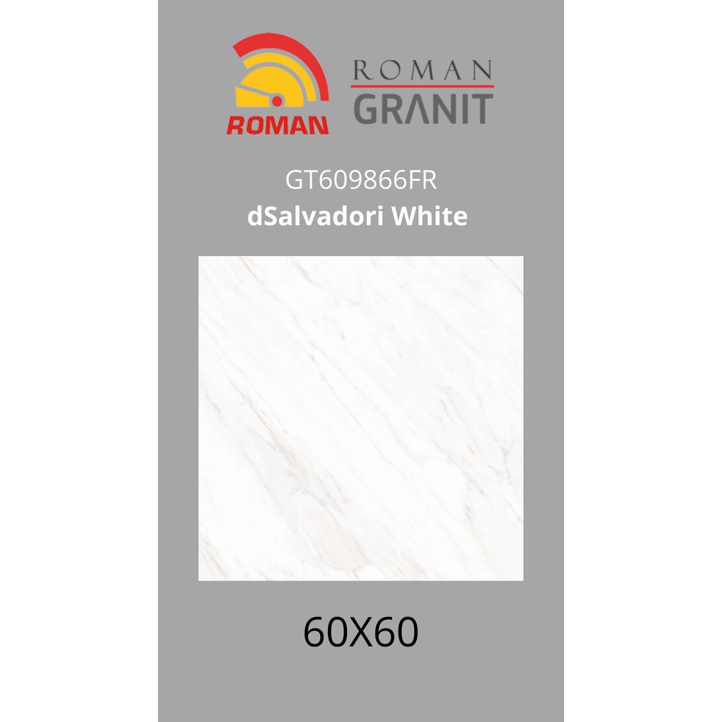 ROMANGRANIT DSALVADORI WHITE 60X60 GT609866FR (ROMAN GRANIT)