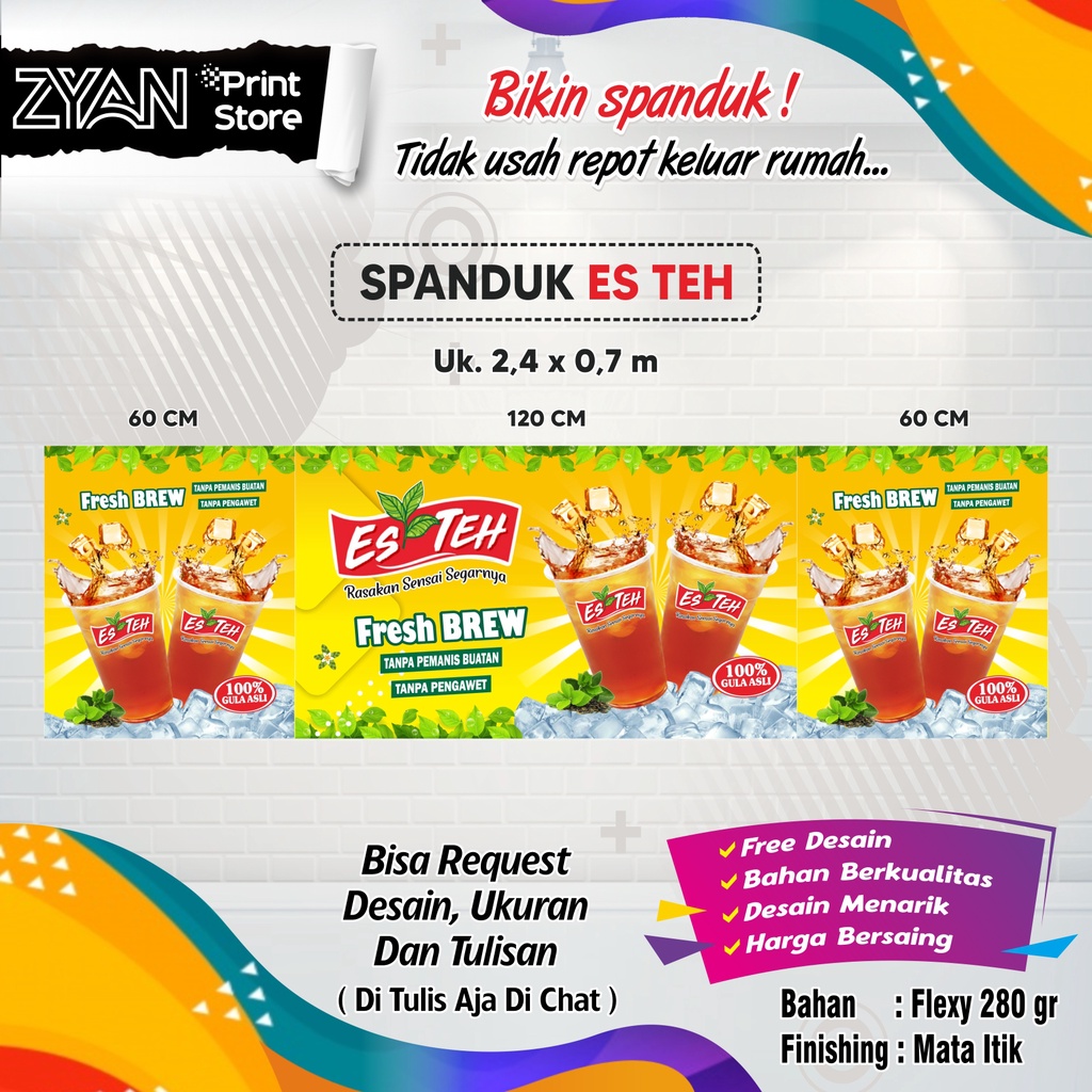 SPANDUK BANNER ES TEH