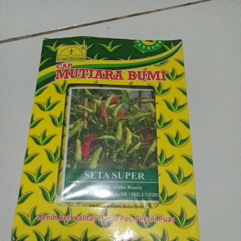 Cabe mutiara bumi seta super