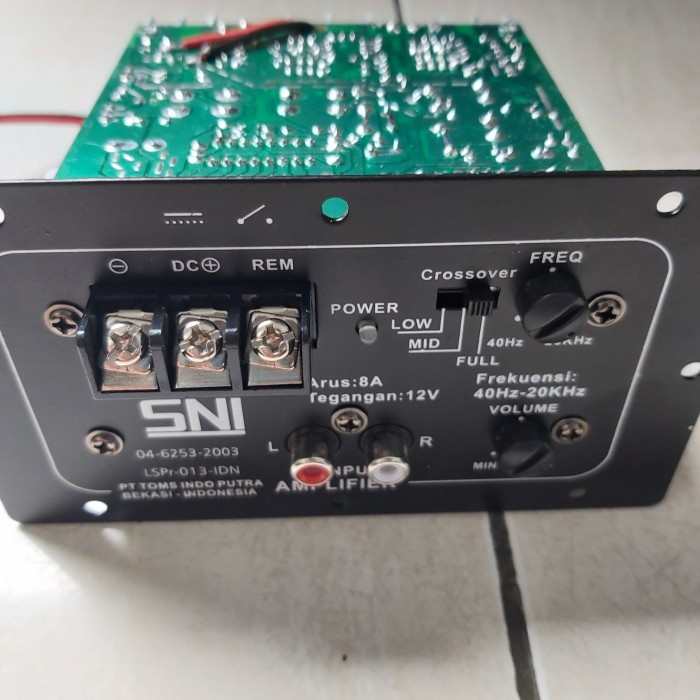 Power Amplifier Kit Bass Tube Subwoofer Amplifier 12Volt Murah Dan Berkualitas
