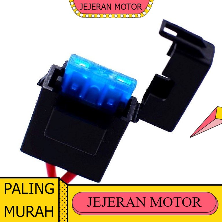 RUMAH SEKRING TANCAP BESAR dudukan holder sikring tancep kotak fuse motor mobil universal supra x 12