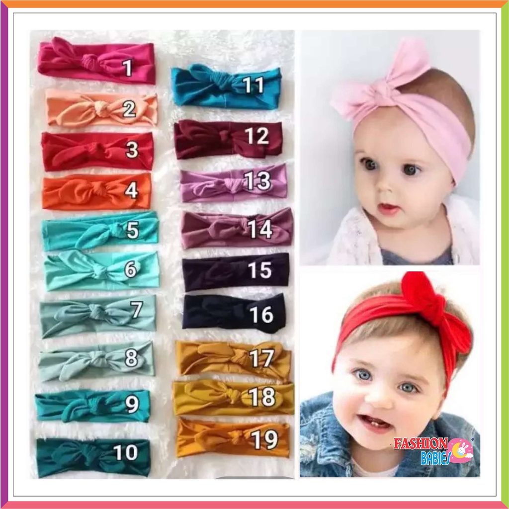 BANDANA KELINCI BAYI - RABBIT HEADPIECE BABY ❤ Fashionbabies ❤