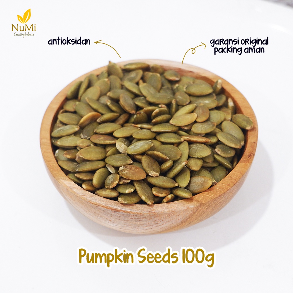 

100G Roasted PUMPKIN Seeds biji labu - BULK BIN