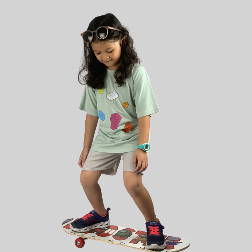 KAOS ANAK, ATASAN ANAK. T-SHIRT ANAK LELAKI PEREMPUAN CATTON BAMBOO 30S 2-12 TAHUN PREMIUM