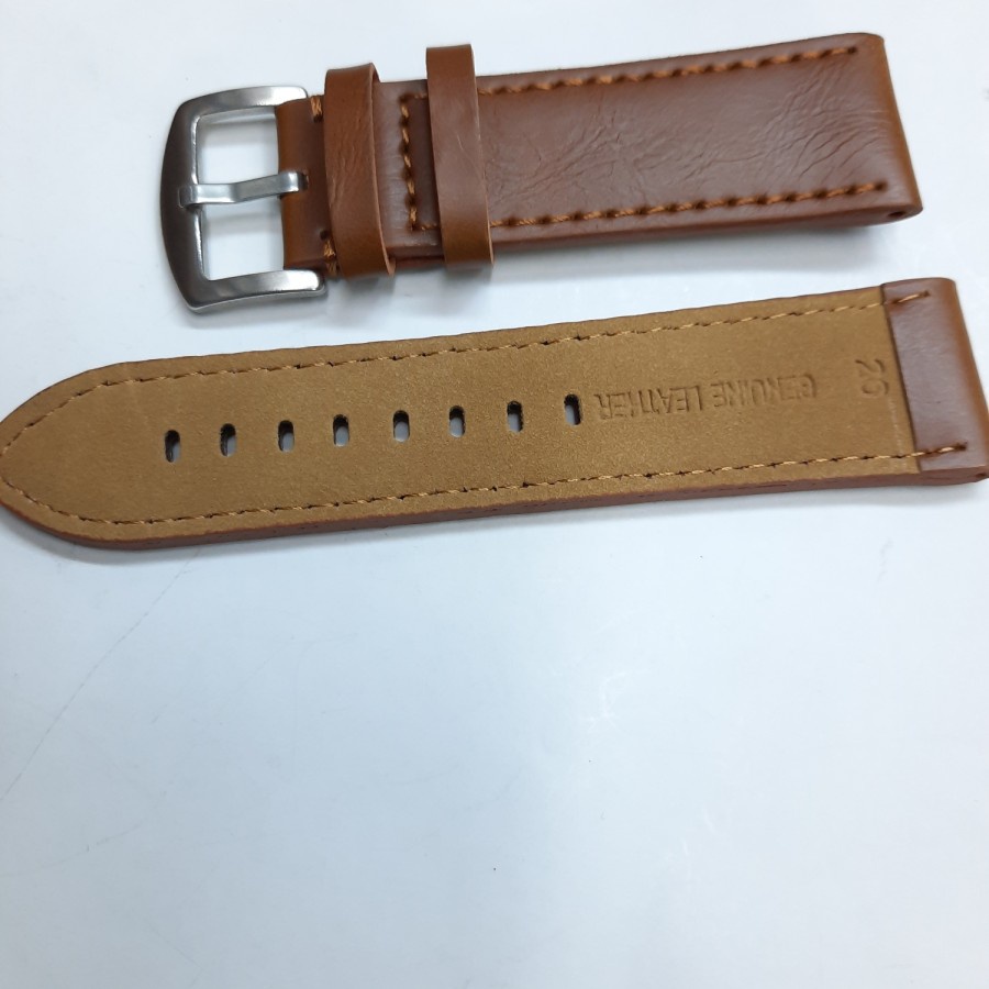 tali jam kulit coklat leather tali jam 26 mm