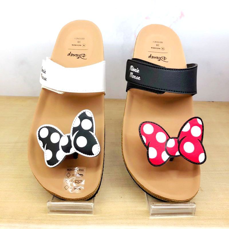 NEVADA X DISNEY Sandal Wanita Motif Mickey Minnie Original Brand Matahari New Arrival Best Seller