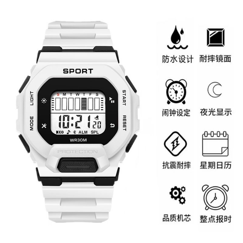 (Cod)Jam Tangan Pria Sport Digital Sergi new Digital Strap Rubbee/Karet(Dikirim Jakarta)