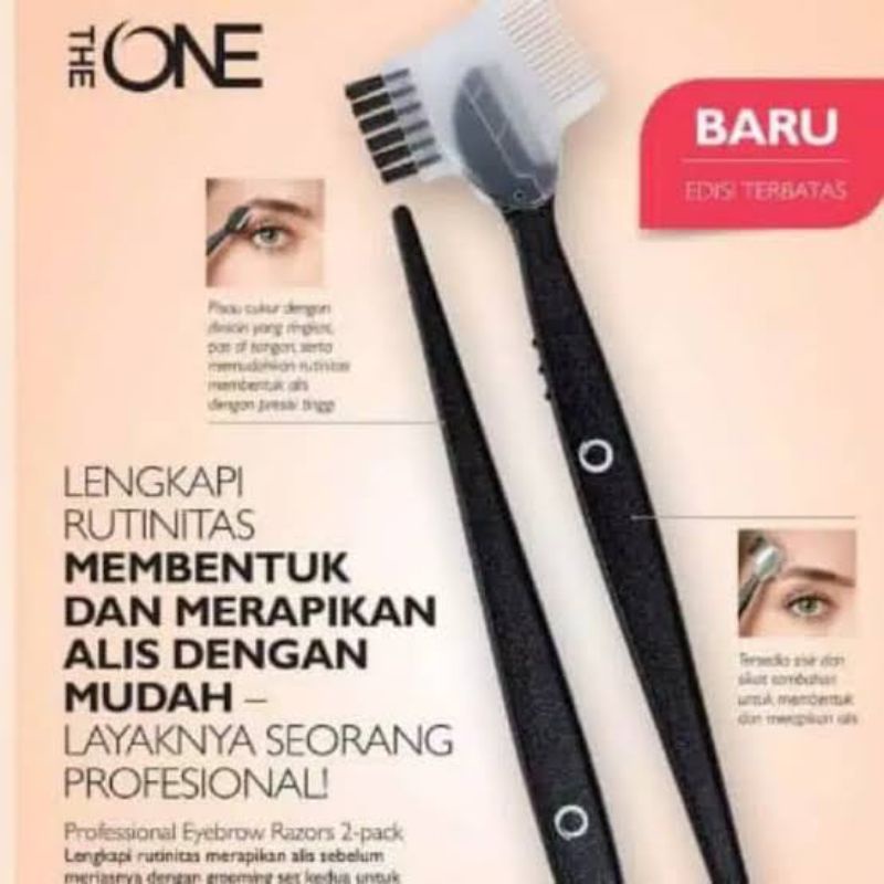 The One Professional Eyebrow Razors 2-pack