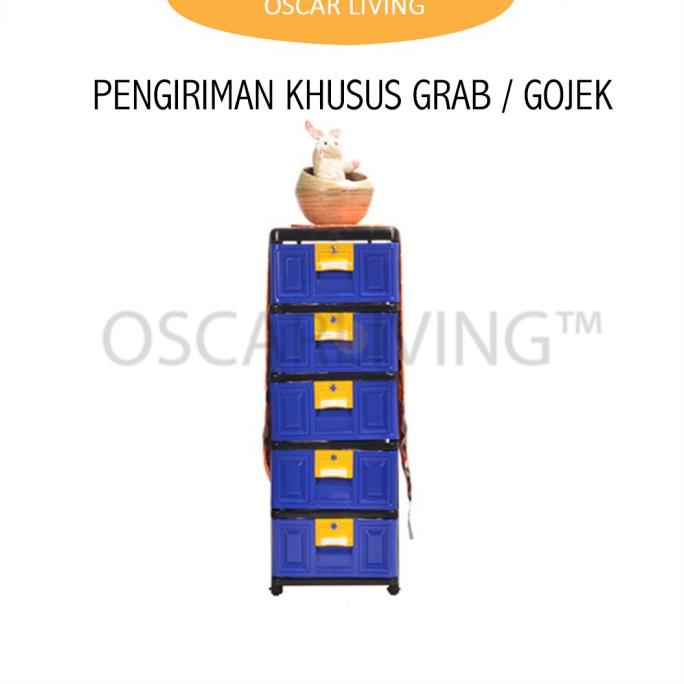 

Napolly STB 500 Lemari Pakaian Plastik Serbaguna 5 Laci 5 Susun stock ready
