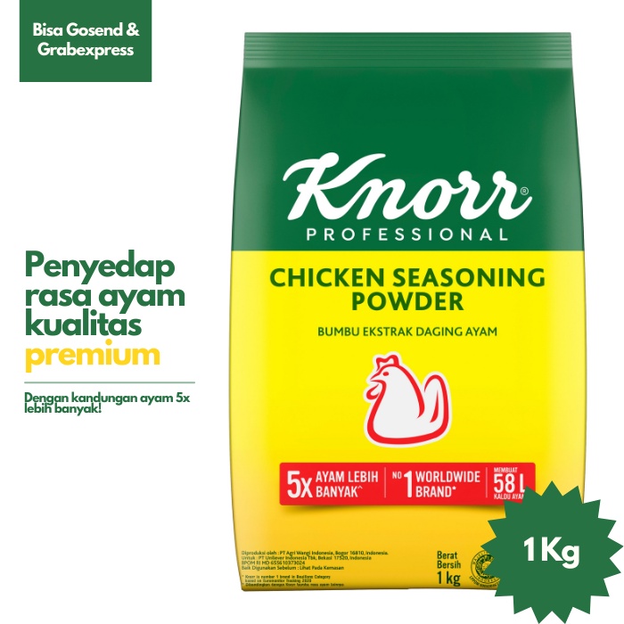 

Knorr Chicken Powder 1kg Bumbu Penyedap Rasa Kaldu Ayam