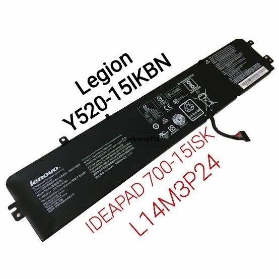 Baterai Lenovo Ideapad 700-15ISK 80RU Y520-15IKBN 80WK R720 L14M3P24