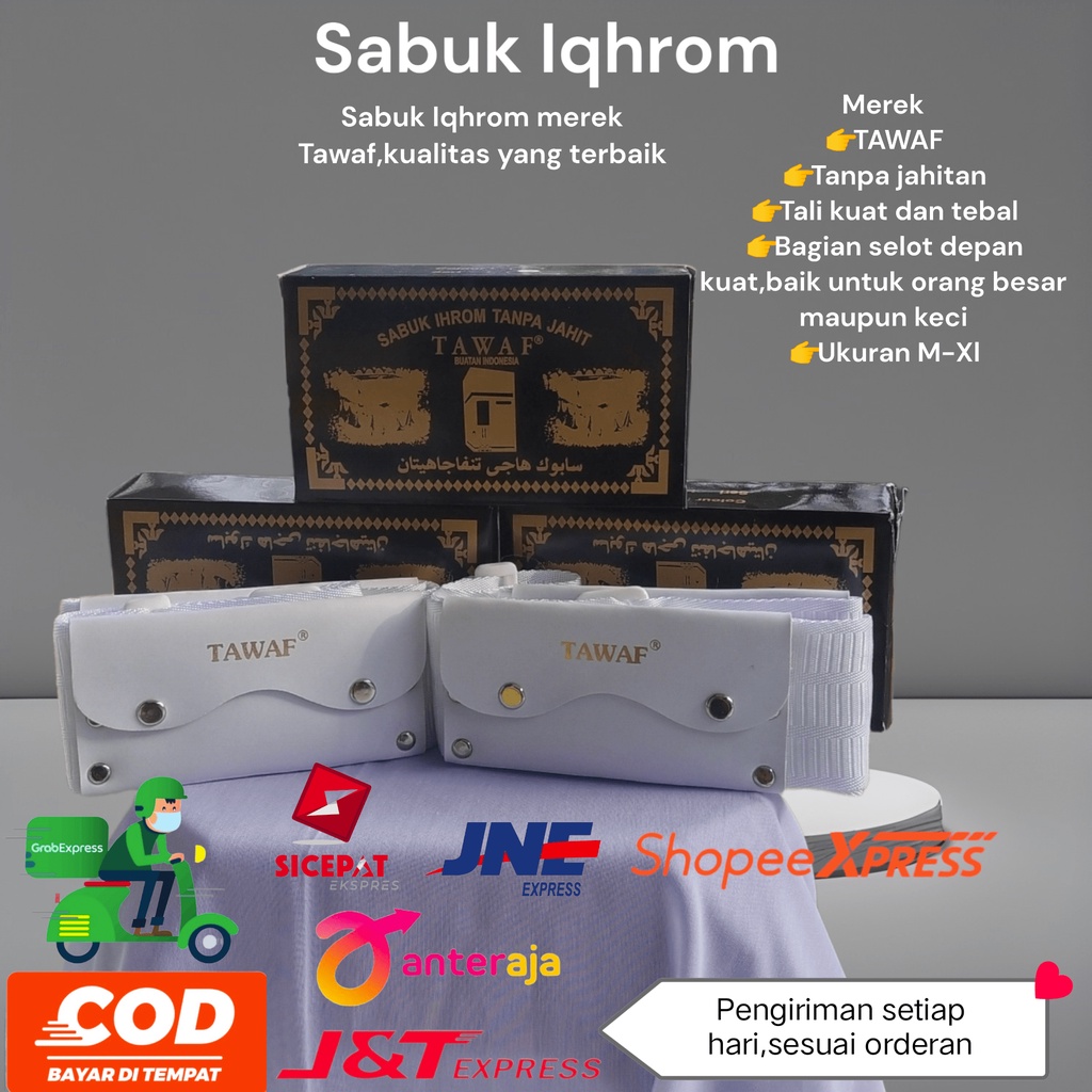 sabuk kain ighrom tanpa jahit