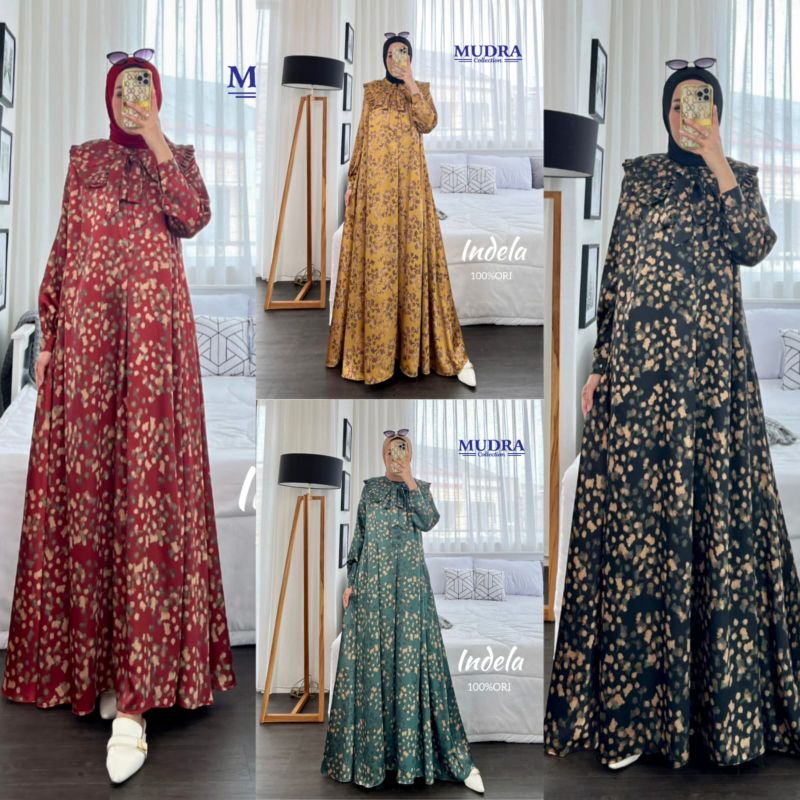 Neww Indela Dress // Gamis Dior silk ori busui // Dress pesta masakini