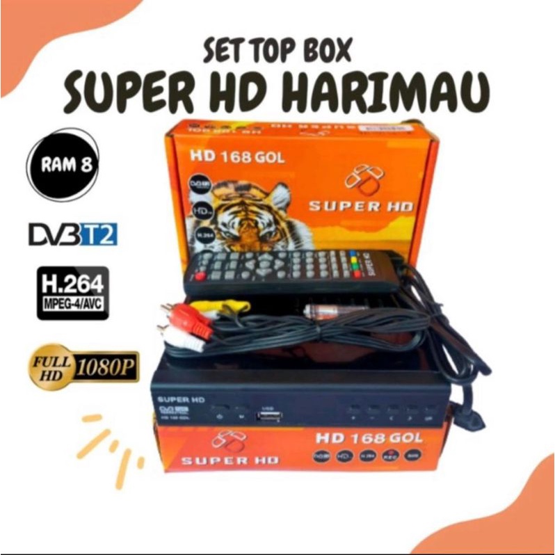 Set top box tv digital K- Visi0n Super HD 168 GOL Harimau/Set top box digital/STB TV DIGITAL