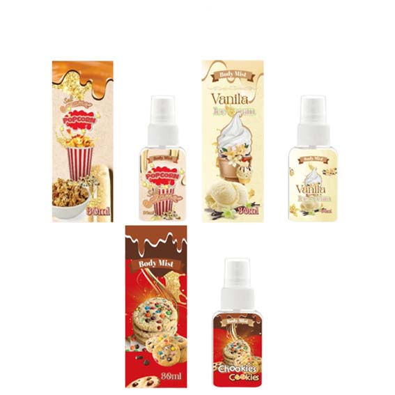 Kanzo - Paket Bundling Body Mist Premium 30ml Beli 6 Gratis 1 Varian Roll On