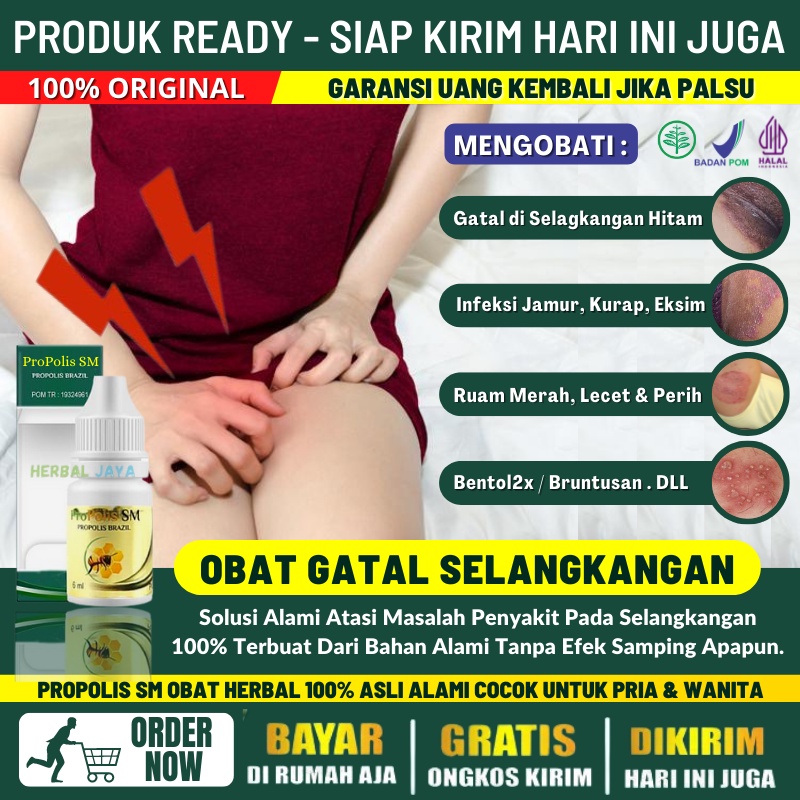Obat Oles Gatal - Gatal di Selangkangan, Salep Cair Untuk GateL Selangkangan Pria & Wanita, Obat Bab