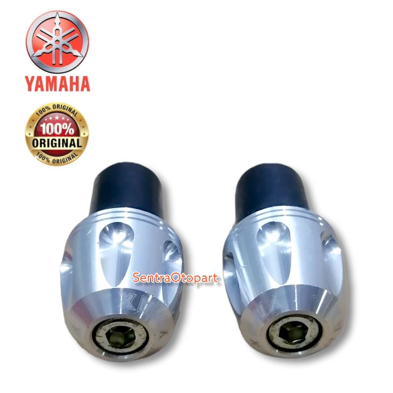 jalu stang setang variasi silver universal yamaha original ymax