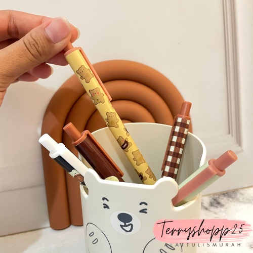 

Pulpen Gel Cetek Motif Beruang Lucu Pen Cetek Imut Gambar Beruang