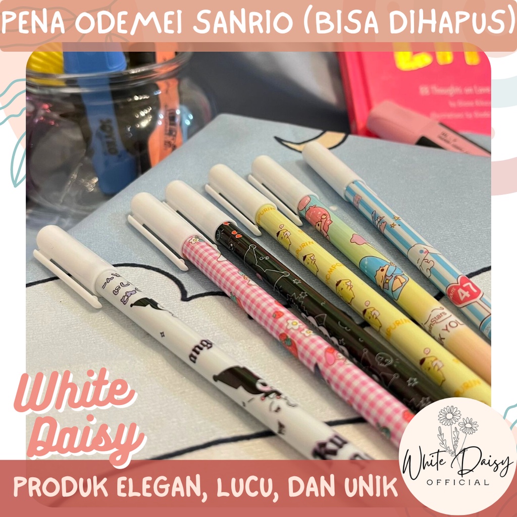 

Pena gel odemei sanrio 4 / 8 / 12 Buah Lusin premium bisa dihapus erasable pen pulpen