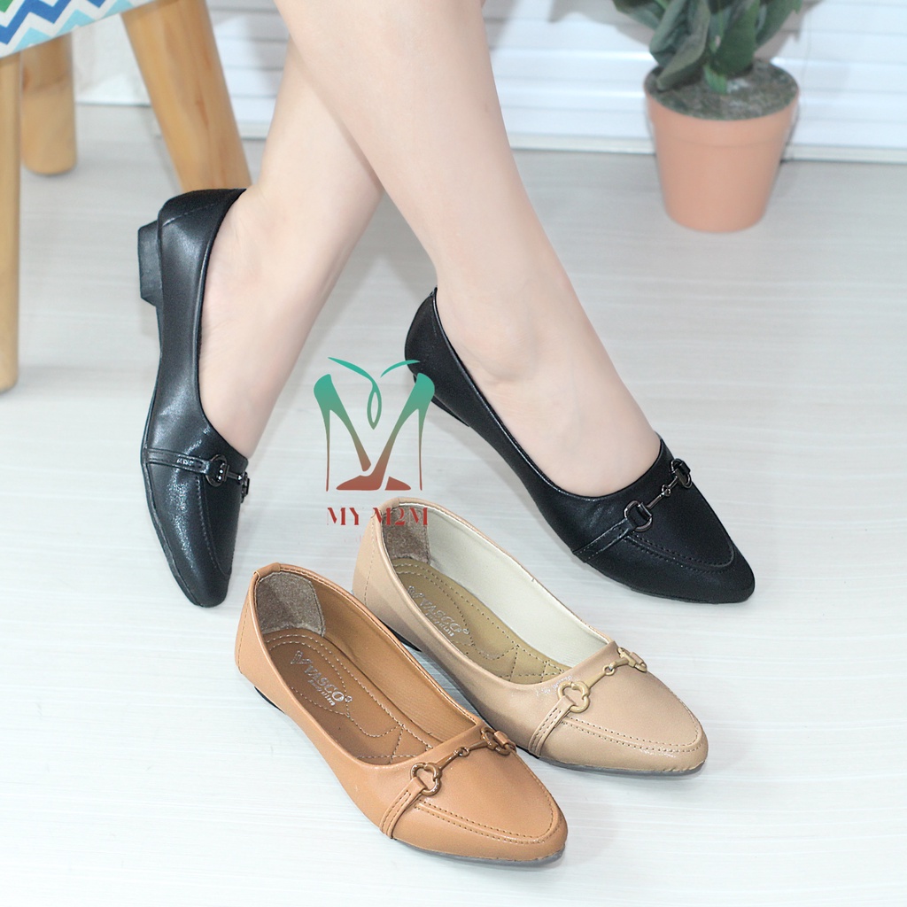 Mym2m Sepatu Flat Shoes Balet Kasual Wanita Terbaru Dalani