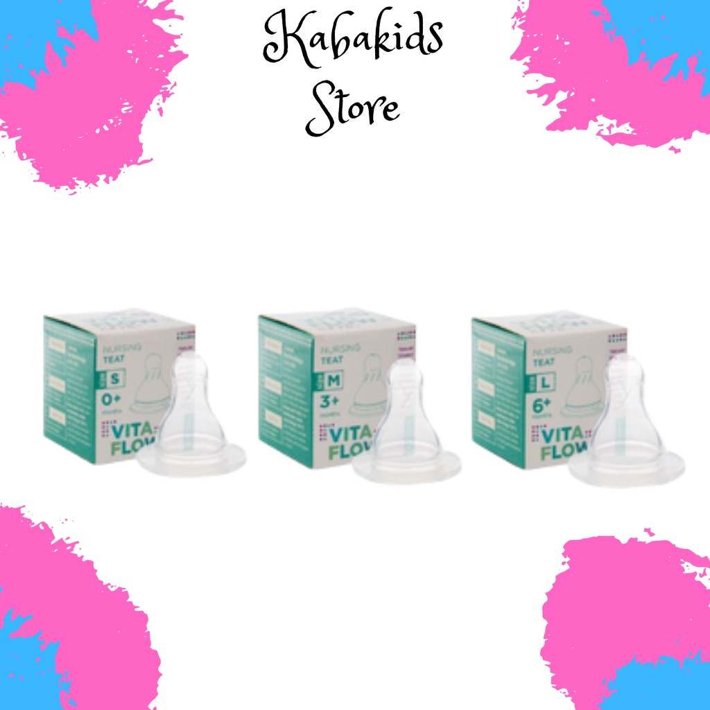 Vita flow Sillicone Nipple Dot Anti Colic