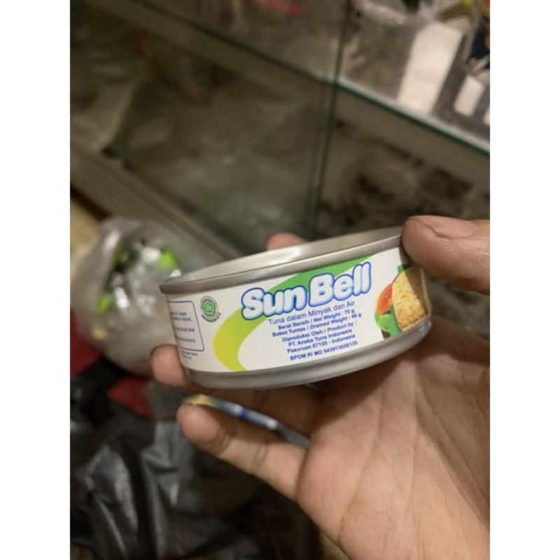 

Sunbell Katsuo - ikan tuna kemasan kaleng- campuran ikan mas TERLARIS